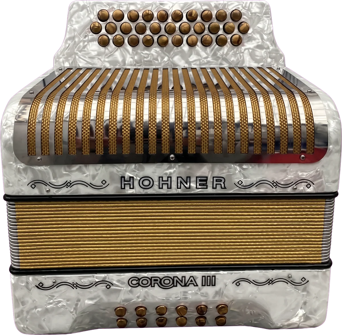 Acordeón HOHNER Premium Dorado